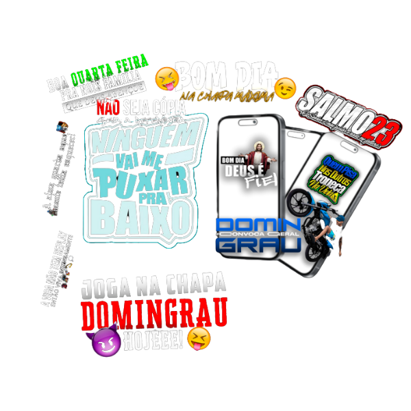 Pacote de figurinhas dos Drake e maloka